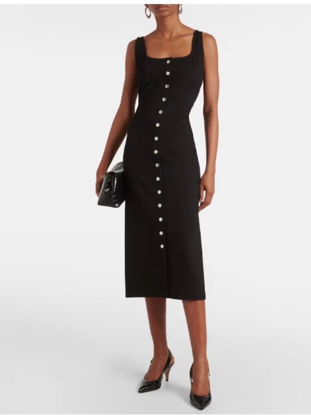 Staud Domani Black Dress